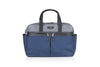 Twelvelittle Unisex Two-Tone Satchel Diaper Bag - Grey/Navy