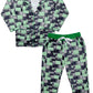SHOPmOZO Unisex Pure Cotton Checkered Night Suit for Boys and Girls Pyjama Top Combo Set (SM00258UNISEXSWPT_45 Years Multicolo