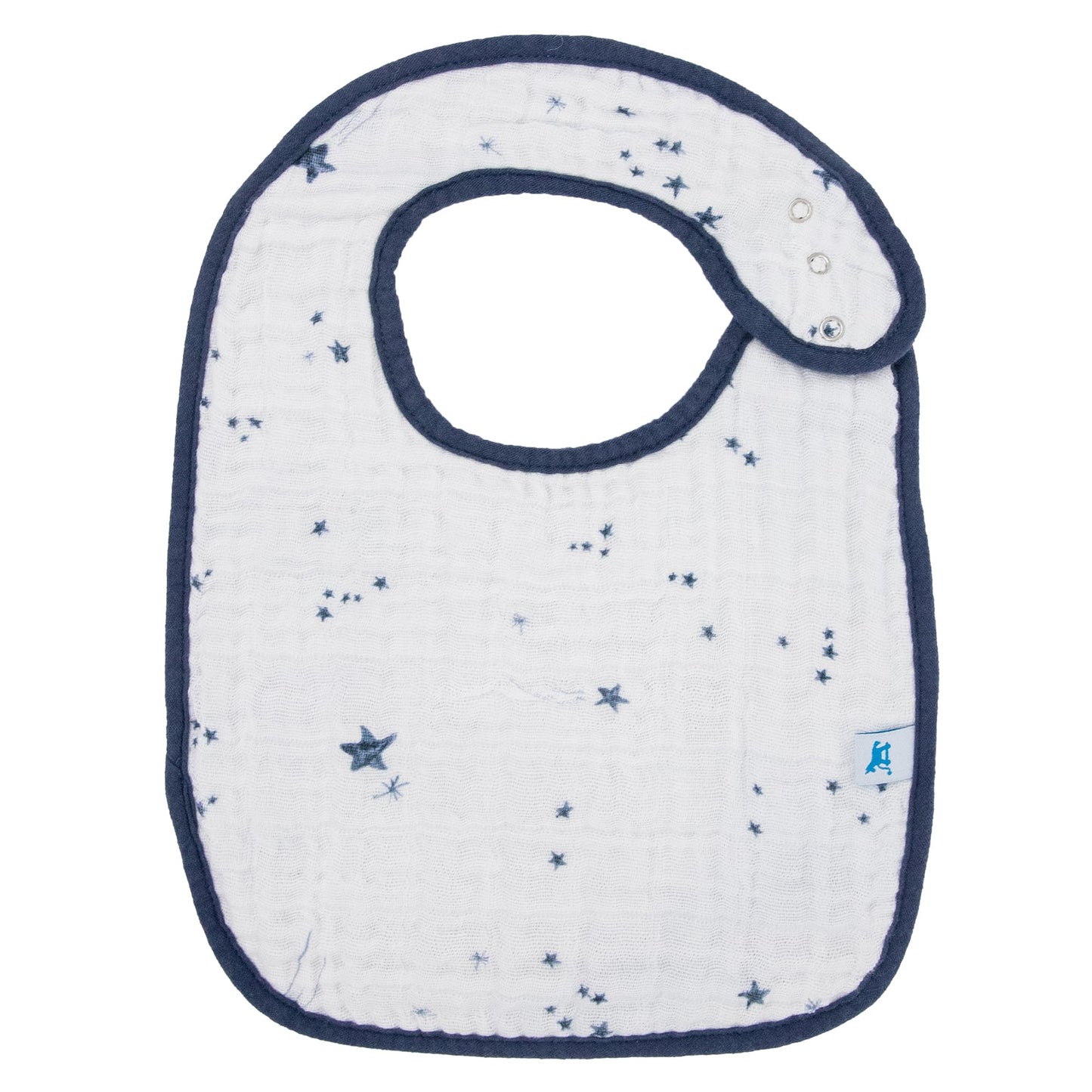Little Unicorn Premium Classic Bib 3 Pack | Adjustable As Baby Grows | Soft Fabric On Skin | Great For First Time Eaters (Planet