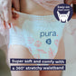 Pura Size 9 Diaper Pants - 1 X 15 Diapers (48+Lbs), Pull Up Disposable Baby Diapers For Sensitive Skin, Hypoallergenic, Fragranc