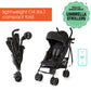 Summer Infant 3Dlite+ Convenience Stroller, Lightweight Umbrella Stroller With Oversized Canopy, Extra-Large Storage And Compact