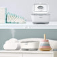 Purebaby Wipe Warmer With Digital Display - Easy-Feed Dispenser With 3 Heat Settings, Lcd Display, 80 Wipe Capacity, Naturally S