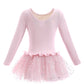 Dancina Leotard Sparkle Tutu Dress Long Sleeve Future Ballerina First Ballet Class Gift 2T Ballet Pink