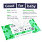 Pura Natural Sensitive Baby Wipes, 99% Water, Unscented & Hypoallergenic, Suitable For Sensitive & Eczema-Prone Skin, Hypoallerg