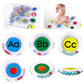26pcs Letters Floating Alphabet Bath Toys Ring, Mold Free Bathtub Toys Water Pool Toys Set with Mesh Bag for Kids Babies Toddler
