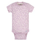 Grow By Gerber Baby Girls 5-Pack Short-Sleeve Onesies Bodysuits, Grey/Pink/Ivory, 6-9 Months