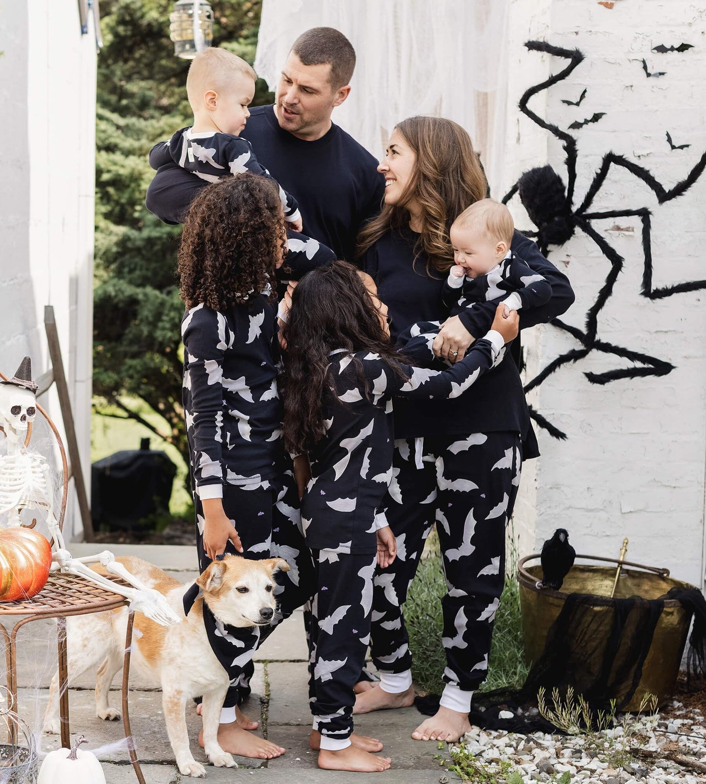 Burt'S Bees Baby Baby 2-Piece Family Jammies Matching Holiday Organic Cotton Pajamas, Halloween Bats, 12 Months