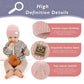 Newborn Baby Wool Hat Cap Turban Toddler Warm Hat Kids Baby Cap Set (Smile Black/Grey/Orange)
