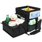 COOLBEBE Car Seat Organizer, Backseat Car Organizer with Cup Holders for Kids and Adults Travel, Cooler Compartment Passenger Se