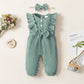 Mioglrie Infant Baby Girl Clothes Romper Onesie Gifts Baby Girl Outfits Cotton Newborn Girl Clothes Jumpsuits Green Baby Girl Cl