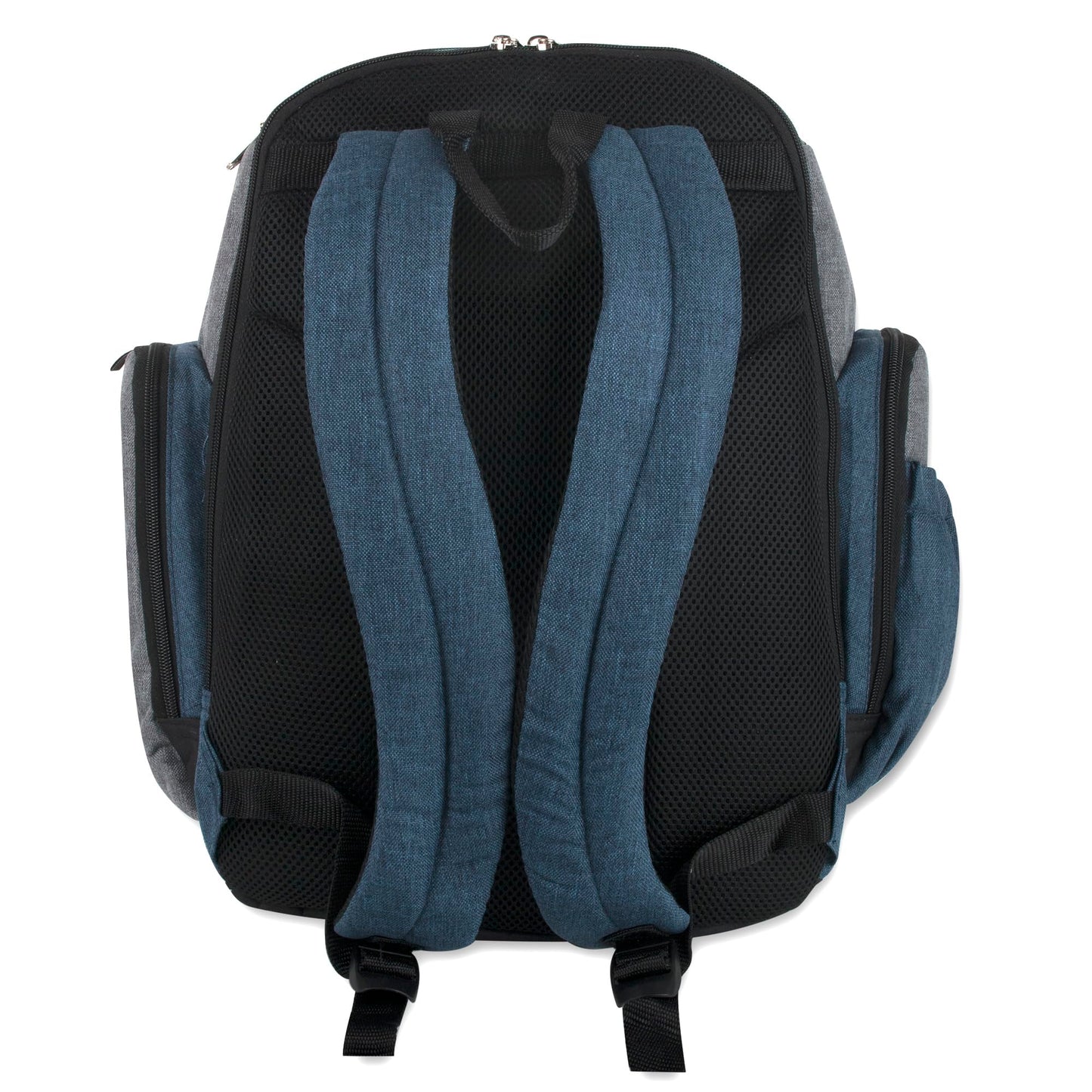 Fisher-Price Fastfinder 3 Piece Set Diaper Bag Backpack for Moms & Dads with Changing Pad and Wipes Pocket (Blue)