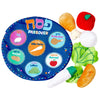 Rite Lite Kids My Soft Seder Plate Set, Comes in Reusable Pouch, This Soft Set Comes with All The Plate Props - Both Educational