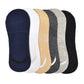 Crux&Hunter MenS Cotton Invisible Socks With AntiSlip Silicon No Show (Multicolour, Free Size)  Pack Of 6