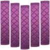 Tecooller Car Seat Belt Cover Pad, 5 Pcs, Seatbelt Covers For Car Accessories, Soft Material, Car Seat Strap Pads, Purple 10.63