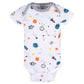 Gerber Baby Boy'S 8-Pack Short Sleeve Onesies Bodysuits, Space, 12 Months