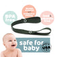 Baby Buddy Secure-a-Toy, Adjustable Pacifier and Teether Strap for Stroller, Highchair, and Car Seat, Purple Lilac Pink Gray, 4