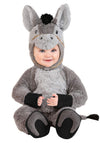 Fun Costumes Infant Donkey Costume | Polyester Faux Fur And Velour Fabric Jumpsuit With Back Zipper, Booties, And Headpiece 6/9 
