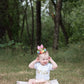 Bump And Beyond Designs Girl First Birthday Shirt, Trendy 1St Birthday Outfit, White, 6-12 Months