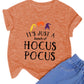 Lazychild Baby Girls Boys Halloween Shirt Toddler Hocus Pocus T-Shirt Sanderson Sister Graphic Print Tee Shirts(Orange,130)