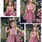 Flypigs Toddler Tulle Dress Flutter Tutu Dresses Cute Pink Valentine Summer Sundress For Little Girls For 5 Years