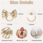 20Pcs Kahki Boutique Baby Girl Hair Ties With Flowers Bow, Hair Bow Ties For Toddler Girls, Elastics Ponytail Holders Pigtails R