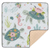 KICPOAY Baby Play Mat Turtle Sea Horse 50 x 50 Playpen Mat Baby Play Mats for Floor Play Gym Crawling Mat Non-Slip Cushioned Bab