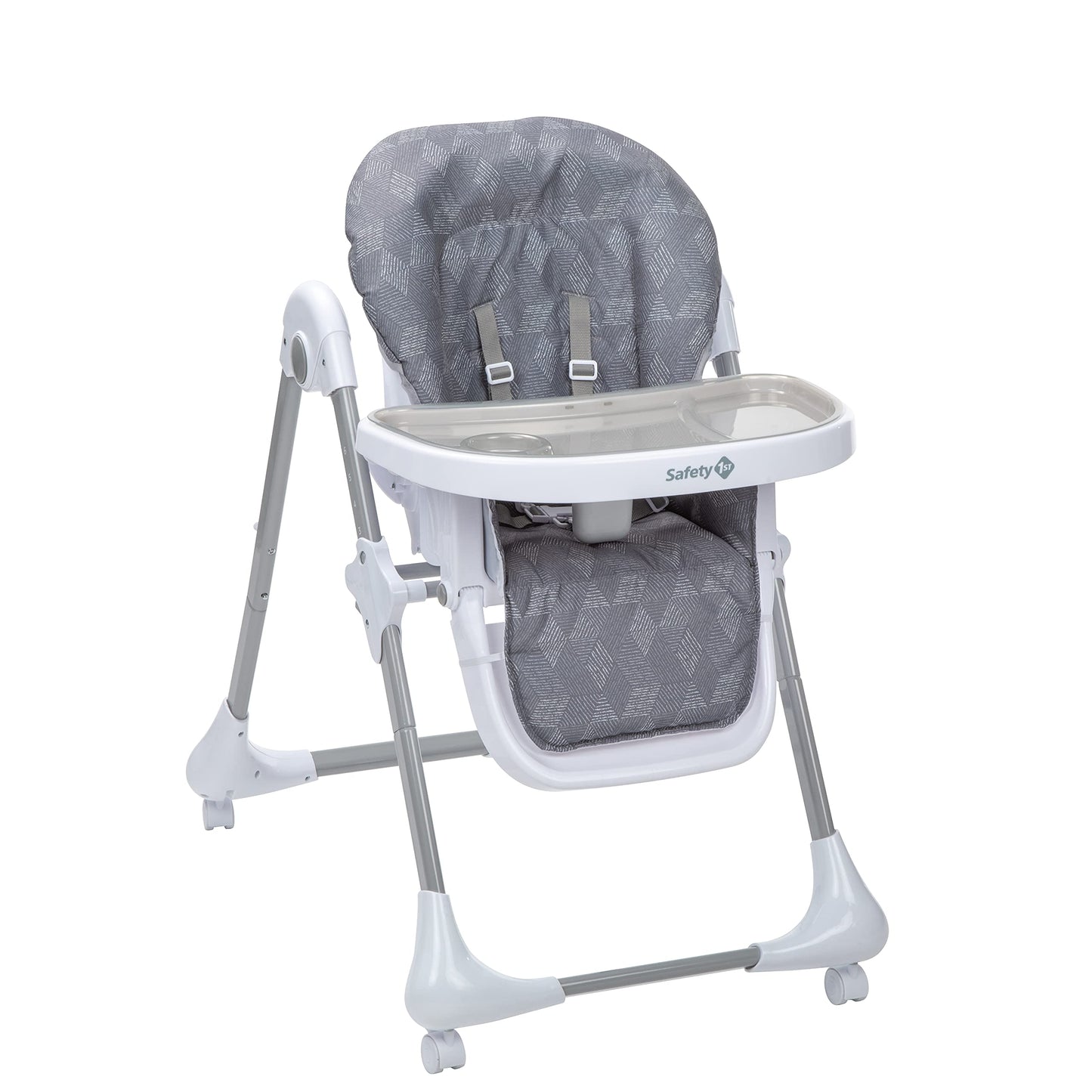Safety 1st High Chairs for Babies and Toddlers, 3-In-1 Grow and Go with Tray and Adjustable Seat, Monolith