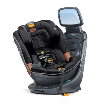 Chicco Fit360 Zip ClearTex Rotating Convertible Car Seat with Fit360 Mirror, 360 Degree Rotation for Rear-Facing and Forward-Fac