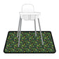 Bapronbaby Dino Days Splash Mat - Waterproof Catch-All For Under High Chairs, Floors, Tables, Playtime Or Arts & Crafts - Machin