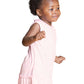Dakomoda Baby Girls ' Pink Polka Dot Ruffled Dress & Diaper Cover - 100% Pima Cotton 18-24 Months