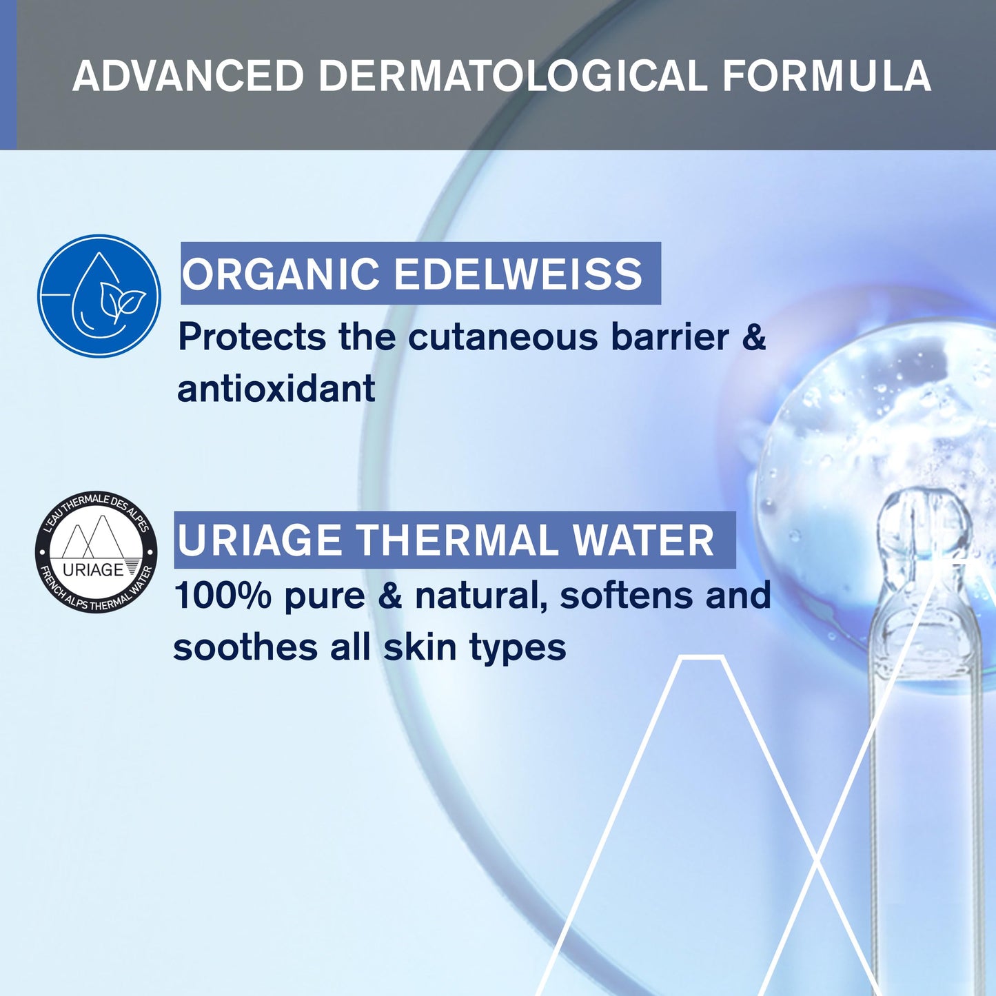 Uriage Baby 1St Cleansing Water With Organic Edelweiss I No-Rinse, Soothes, And Softens, Face & Body, Paraben & Soap Free, 500 M
