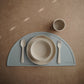 Mushie Round Dinnerware Plates For Kids | Made In Denmark, Set Of 2 (Vanilla)