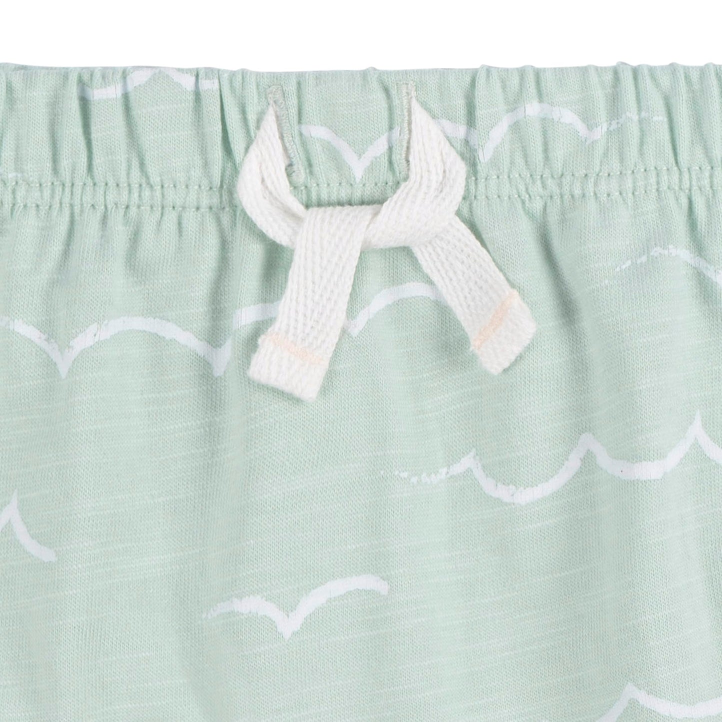 Gerber Baby Boys T-Shirt And Shorts Set, Waves, 12 Months