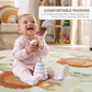 Childlike Behavior Baby Play Mat - 77 X 58-Inch Reversible Tummy Time Mat For Infants And Toddlers - Foldable Eva Foam Play Mat
