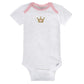 Gerber Baby Girl'S 8-Pack Short Sleeve Onesies Bodysuits, Castle, 3-6 Months