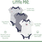 Little Me Baby-Girls Newborn Rose 3 Pack Bodysuit, Pink Floral, 6 Months