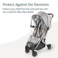 Uppababy Minu And Minu V2 Rain Shield/Waterproof And Windproof Coverage/Ventilated Design/Quick Attachment/Easy Access To Child