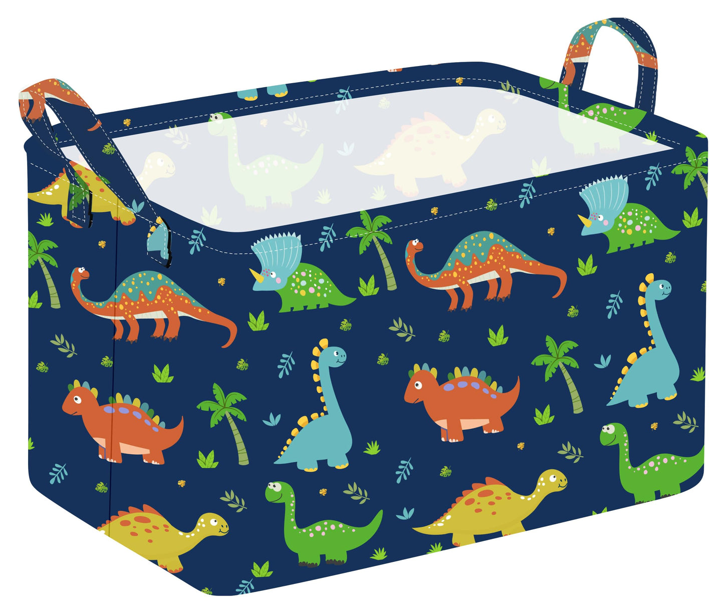 ACMUUNI Rectangle Kids Shelf Nursery Storage Basket Laundry Hamper with Handles, Baby Toys Storage Box and Bins Toys Gift Basket