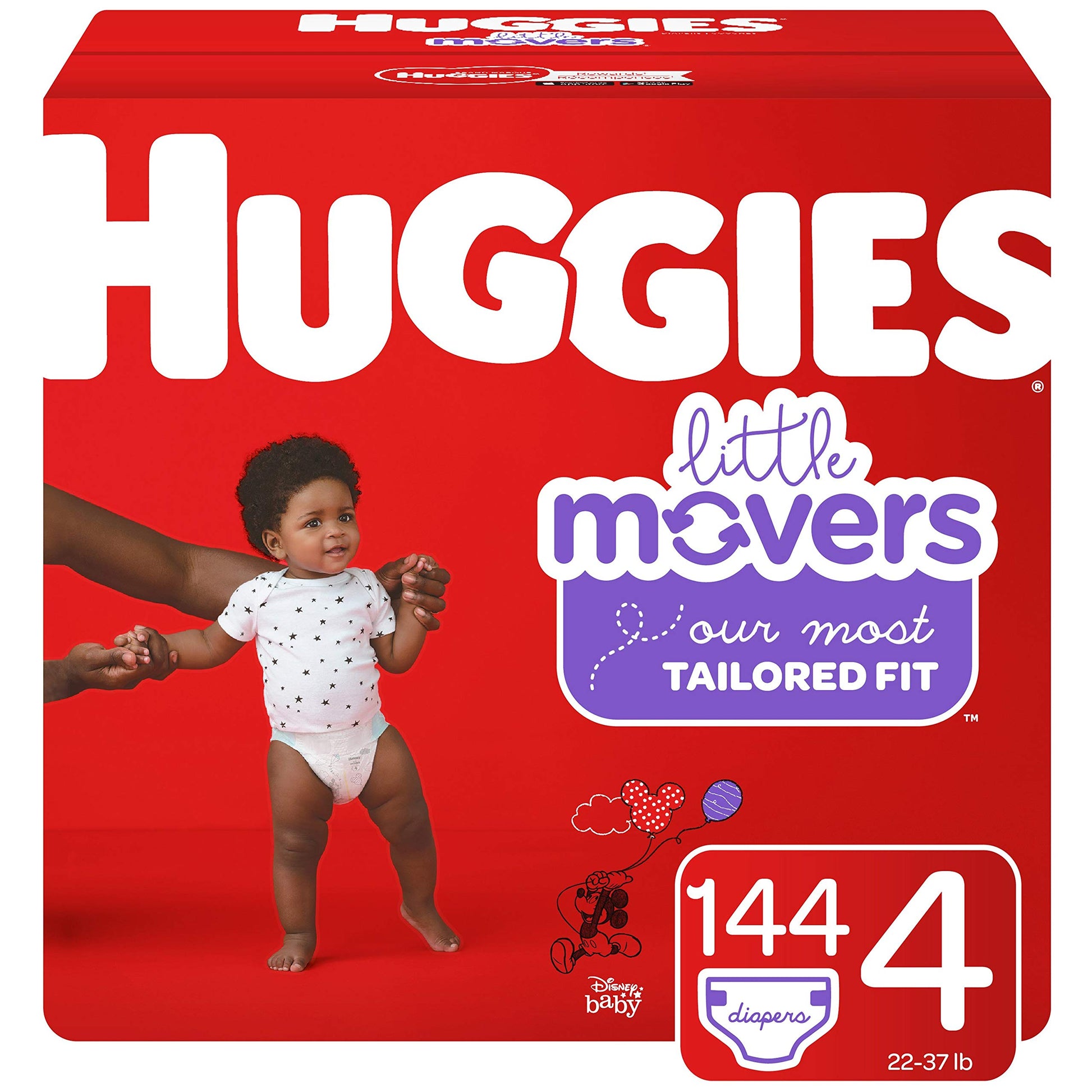 Huggies Overnites Nighttime Diapers,Size 4 (144 Count)