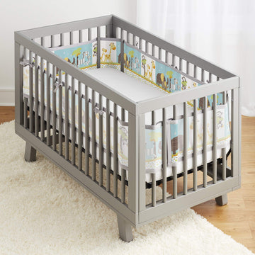 Breathablebaby Breathable Mesh Liner For Full-Size Cribs, Classic 3Mm Mesh, Best Friends (Size 4Fs Covers 3 Or 4 Sides)