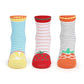 Supersox Cute Animal Design & Fruit Design Ankle Length Compact Combed Cotton Socks For Baby Pack Of 3 (Cute Animal Design, 12 M