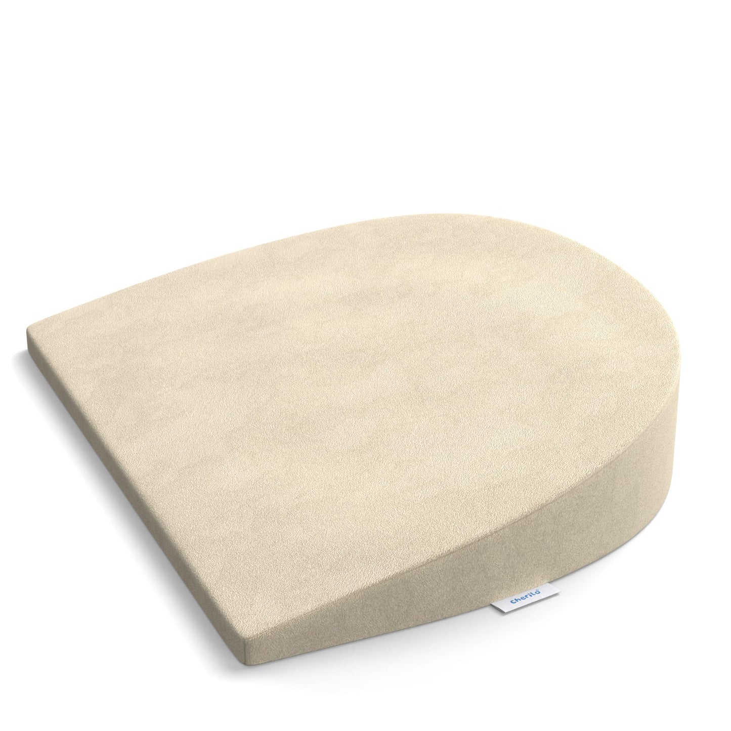 Cherilo Wedge Pillow For Baby Acid Reflux | C Shaped Elevated Pillow For Crib & Mattress, 15 X 12 X 3 | Helps Elevate Baby Fo