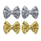 Gold Sequins Hair Bows For Girls Alligator Clips Hair Glitter Handmade Bows Hair Clip Toddler Teens Hair Accessories Gift For Al