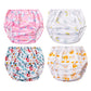 Bisenkid Waterproof Diaper Covers For Girls For Baby Girl Shorts 6-9 Months Good Elastic Plastic Diaper Covers For Waterproof Tr