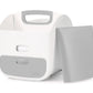 Ubbi Portable Diaper Changing Station Diaper Storage Caddy Organizer With Folding Changing Mat, Stores Baby Diapers, Wipes And B