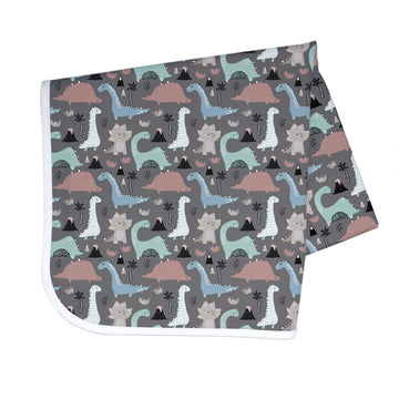 Bapronbaby Dinosaur Drawing Splash Mat - Waterproof Catch-All For Under High Chairs, Floors, Tables, Playtime Or Arts & Crafts -