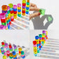 Candywood Rainbow Acrylic Gem Cubes Blocks Children Educational Sensory Training Crystal Toys Baby Learn Color Light Shadow Stac