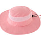 Connectyle Little Girls Sun Hat Uv Protection Beach Hat For Toddler Girls Breathable Bucket Hat For Summer Upf 50+ Baby Pink