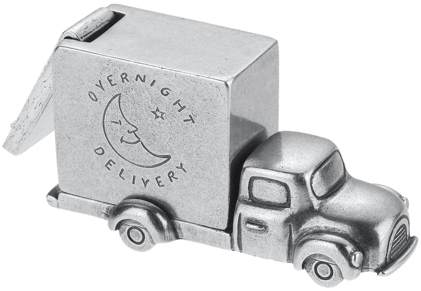 Danforth- Truck Tooth Fairy Box - Handcrafted Pewter Toothfairy Box For Boys And Girls - 1     Tall X 2     Wide - Made In Usa