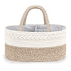 Maliton Baby Diaper Caddy Organizer, Stylish Cotton Rope Baby Basket Nursery Storage Organizer For Changing Table, Extra Large D